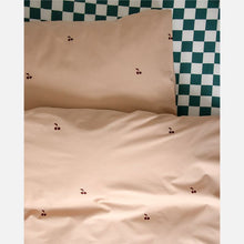 Studio Ditte Duvet cover 140x220cm | Red Cherries on Nude