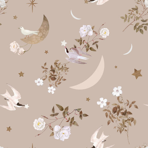 Dekornik Wallpaper I Birds In The Night Sky