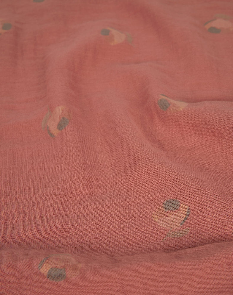 Nobodinoz Wabi Sabi Cot Bed Bumper | Blossom Rosewood