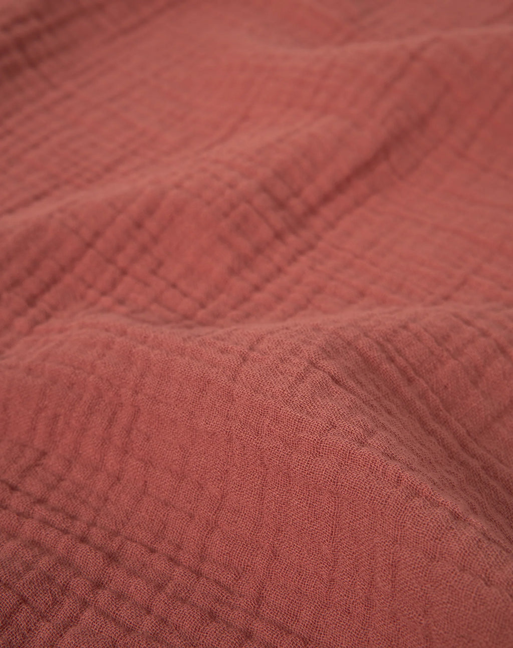 Nobodinoz Blanket 100x65cm Wabi-Sabi Muslin Blanket | Rosewood