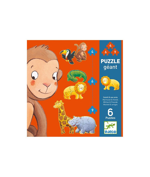 Djeco set of 3 puzzles | Marmoset & Friends