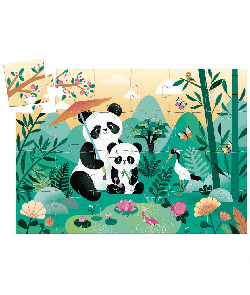 Djeco Puzzle 24 pieces | Léo de Panda