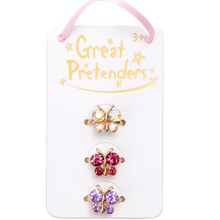 Great pretenders butterfly rings set