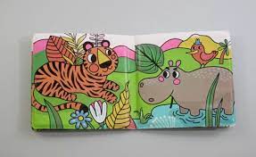 Petit Monkey Splish Splash Magic Bath Book | Jungle