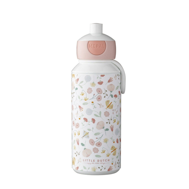 Mepal Little Dutch Drinking bottle With Drinking Spout 400ml | Flowers & Butterflies
