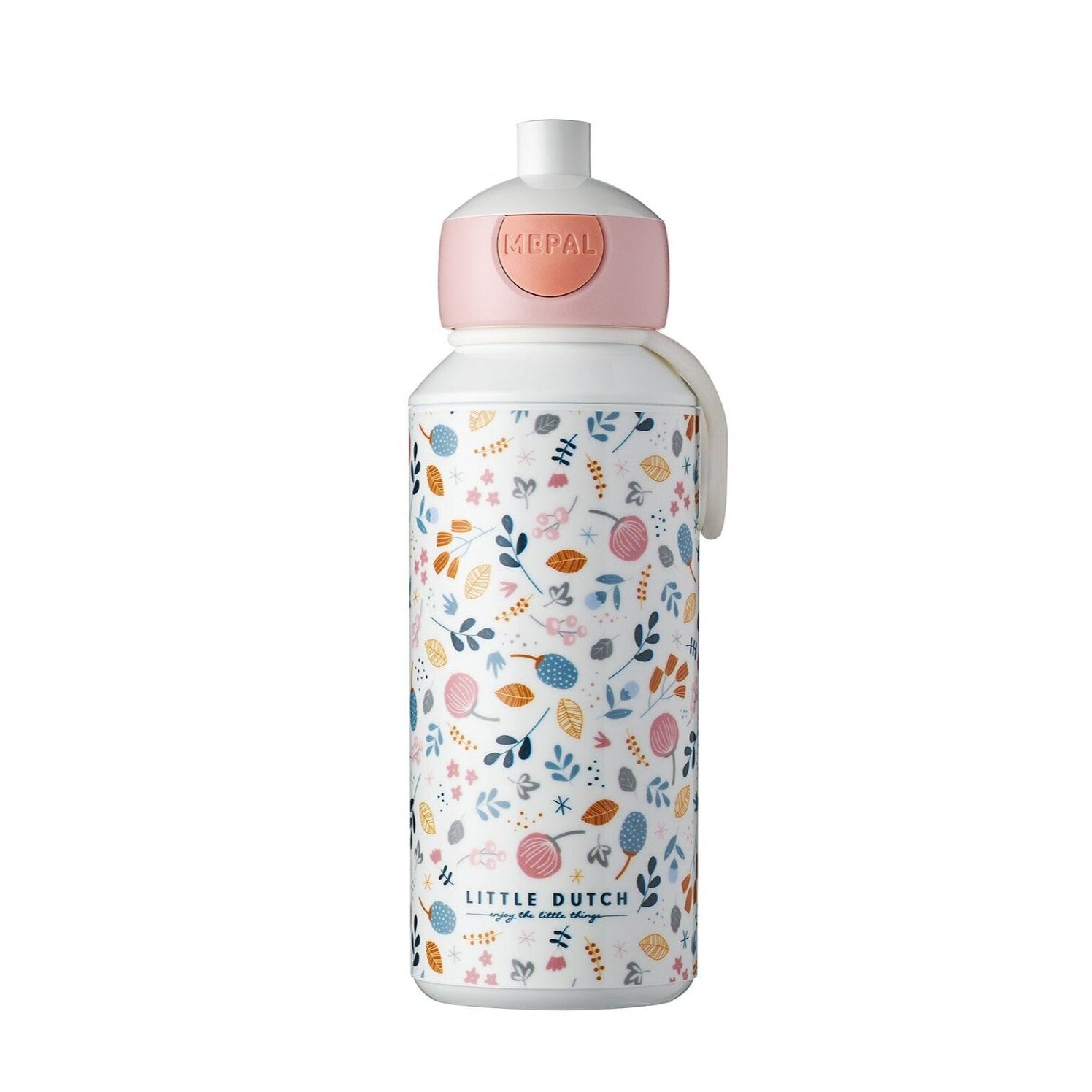 Mepal Little Dutch Drinking bottle With Drinking Spout 400ml | Spring Flowers