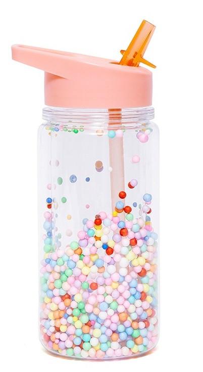 Petit Monkey drinkfles Marcaron Pops Soft Coral