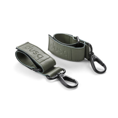 Dusq straps 2 pieces leather forest green