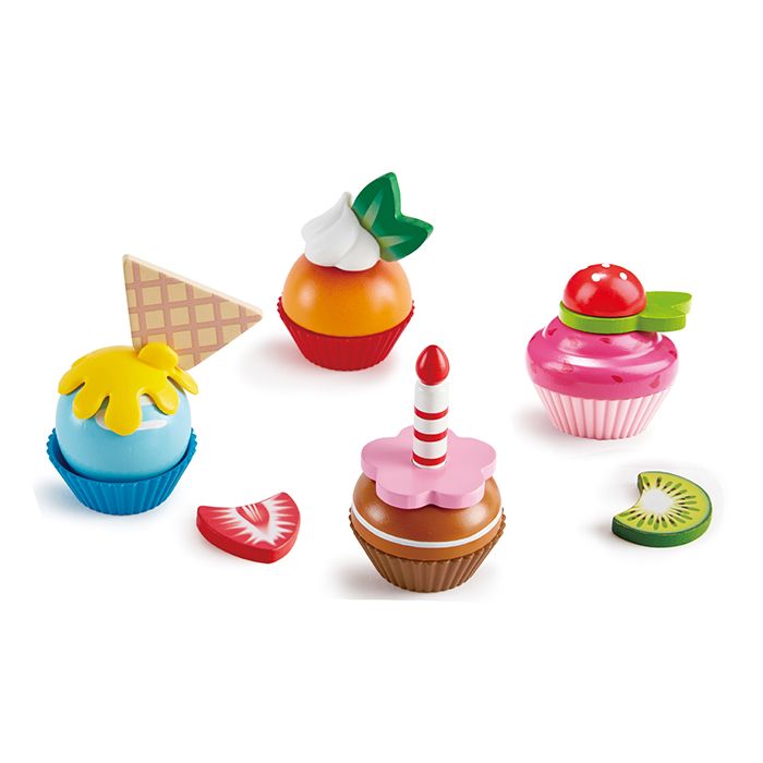 Hape Wooden Cupcake Play set