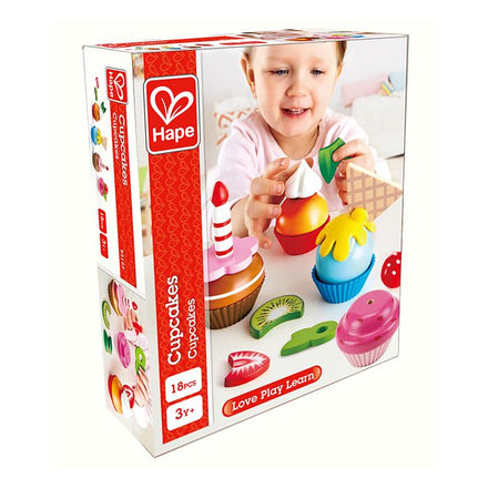 Hape Wooden Cupcake Play set