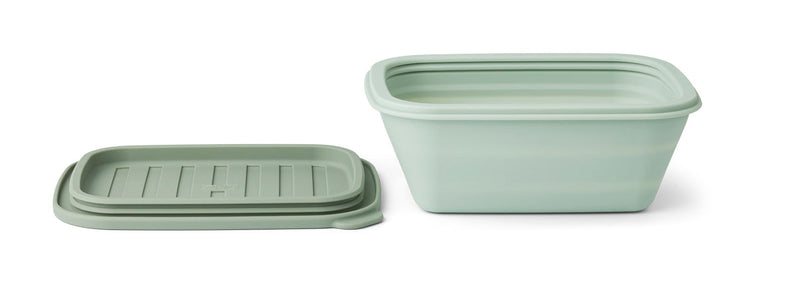 Liewood Franklin Foldable Lunch Box | Dusty Mint /Faune Green Mix