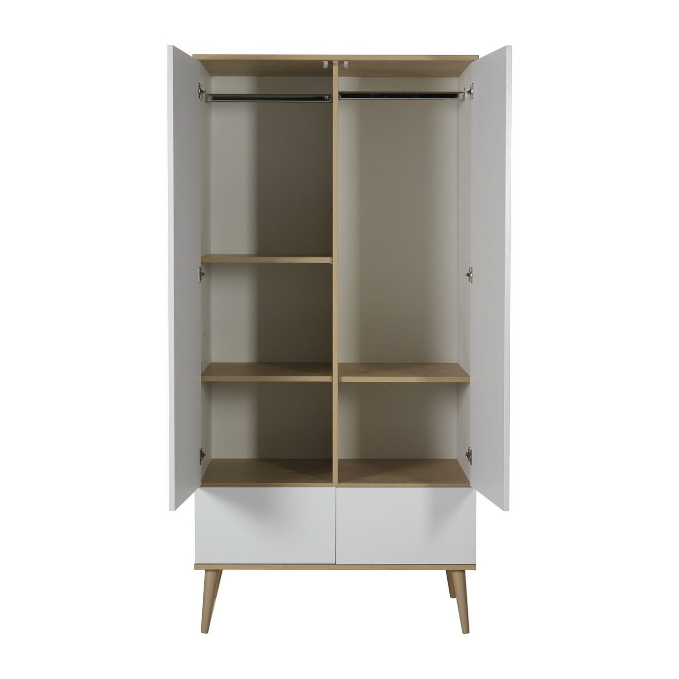 Quax Cabinet Flow 96x58x196cm I White & Oak