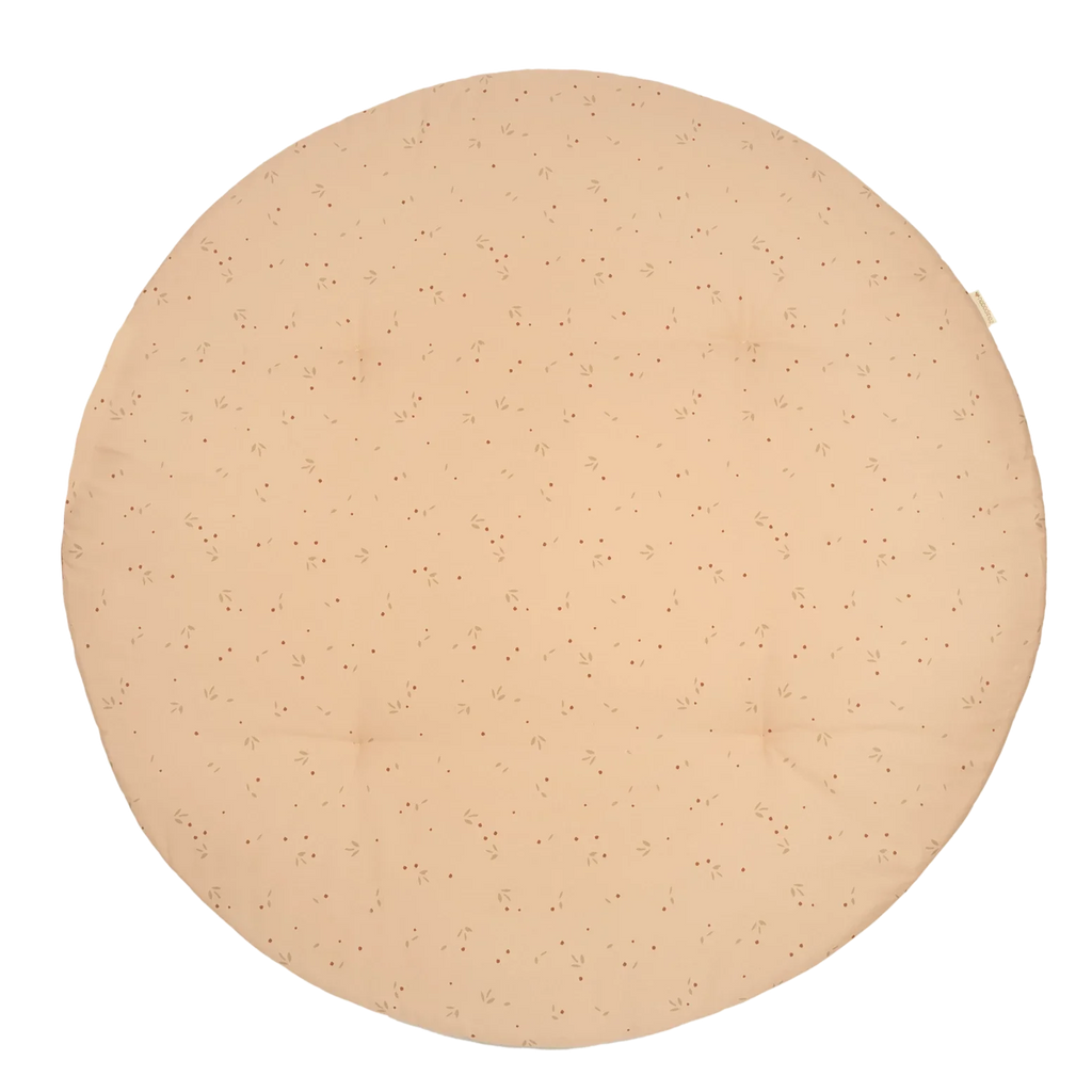 Nobodinoz Fluffy play carpet Ø110x6cm | Willow Dune