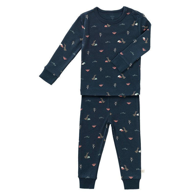 Fresk 2-piece pajamas | Rabbit Mood Indigo