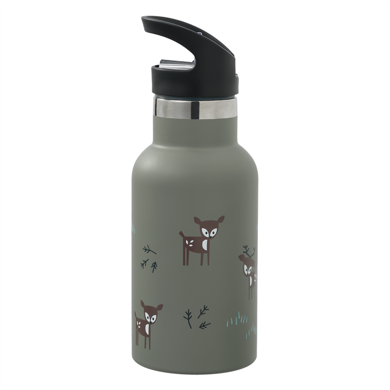 Fresk Thermal Drinking Bottle 350ml | Deer Olive