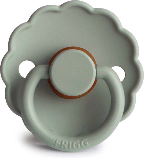 Daisy silicone pacifier 0-6m | Sage
