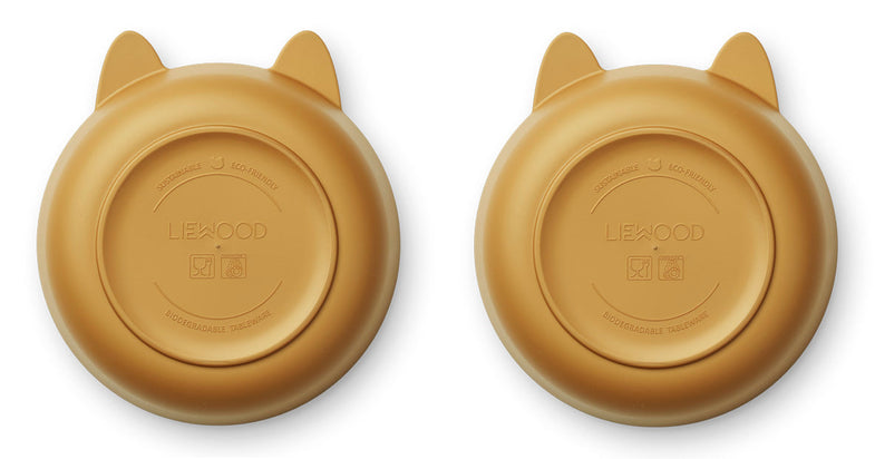 Liewood Solina Bowl 2 Pack | Rabbit golden caramel *