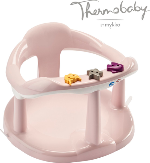Thermobaby bath ring with modular bracket - Rose