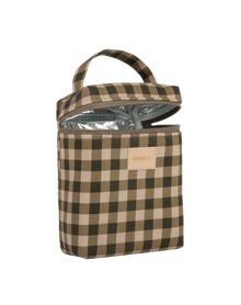 Nobodinoz Thermal lunch bag | Green Checks