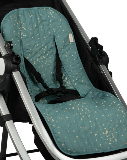 Nobodinoz Universal Buggy Inlay | Gold Confetti /Magic Green