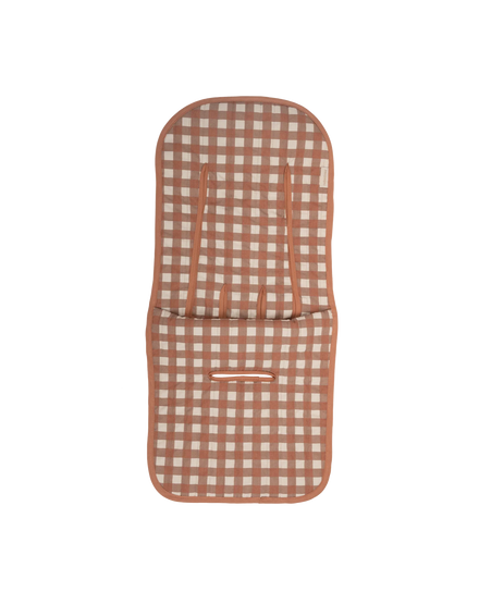 Nobodinoz Universal Buggy Inlay | Terracotta checks