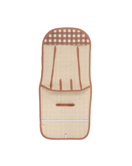 Nobodinoz Universal Buggy Inlay | Terracotta checks