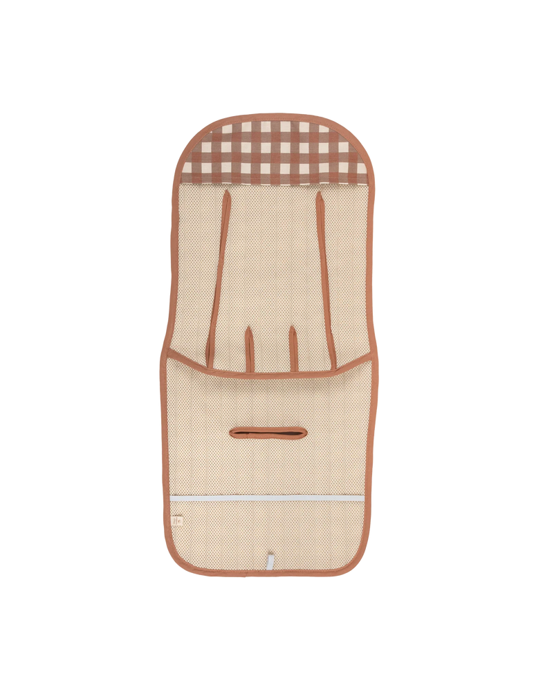 Nobodinoz Universal Buggy Inlay | Terracotta checks