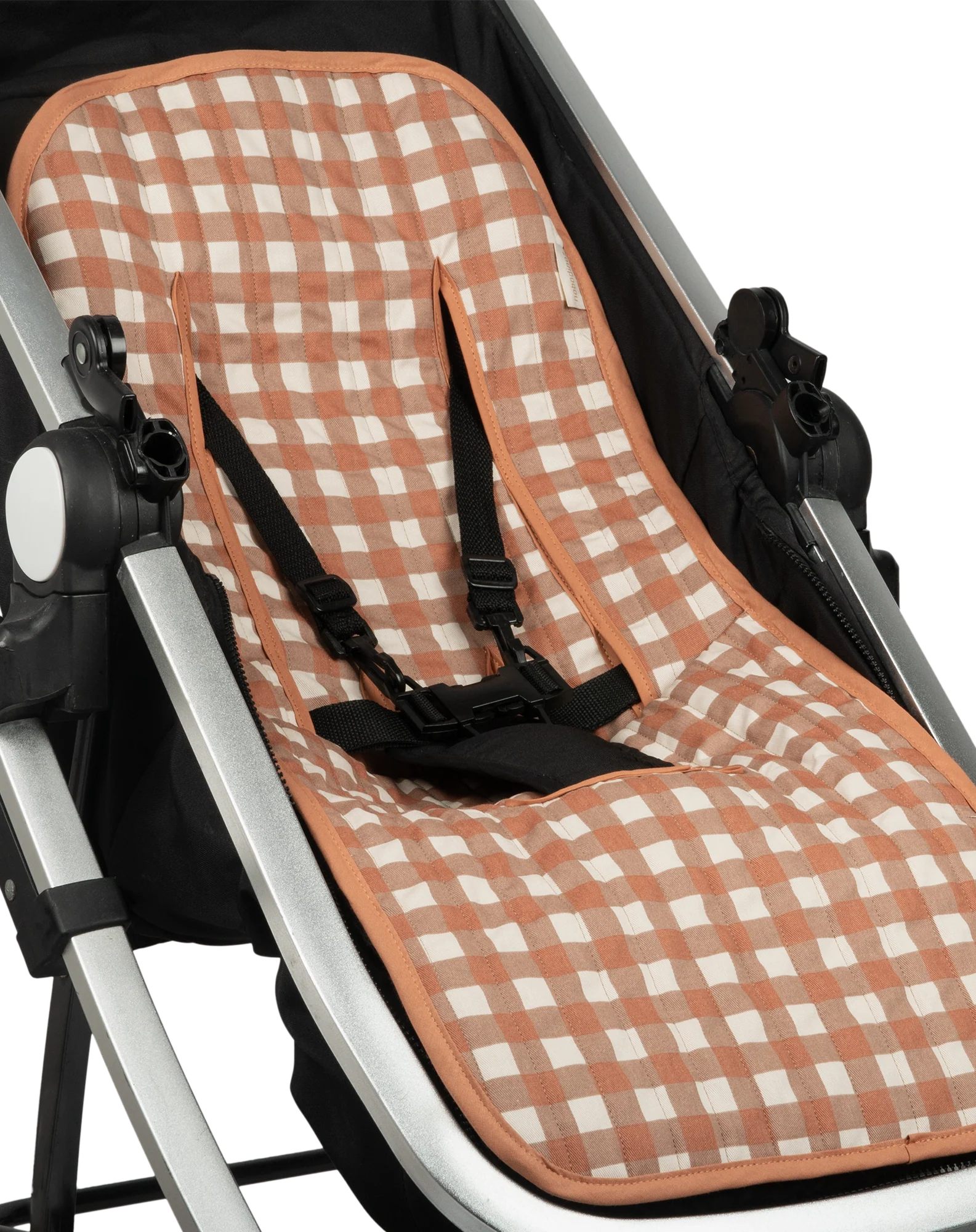 Nobodinoz Universal Buggy Inlay | Terracotta checks