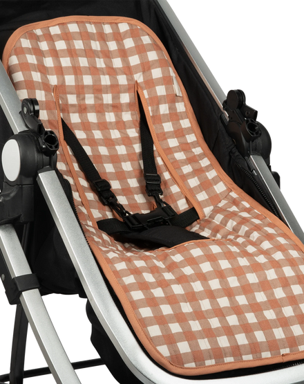 Nobodinoz Universal Buggy Inlay | Terracotta checks