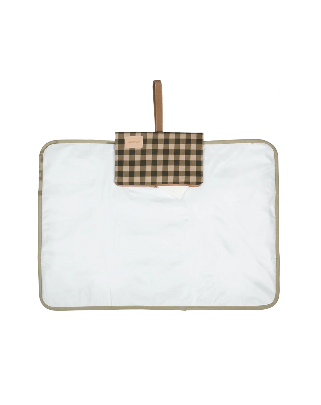 Nobodinoz Waterproof Changing Pad 68x50cm | Green Checks