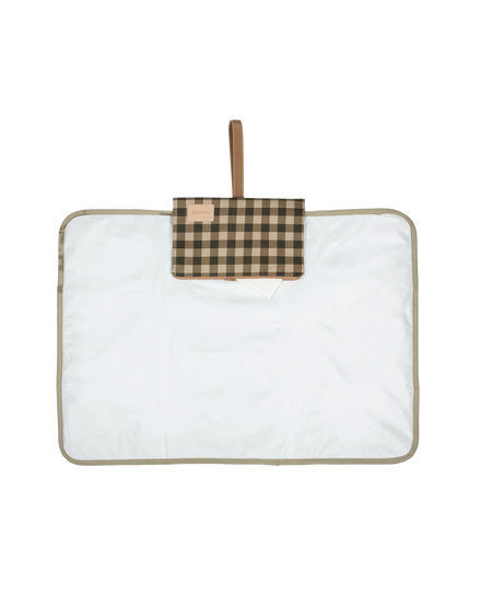 Nobodinoz Waterproof Changing Pad 68x50cm | Green Checks