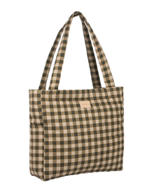 Nobodinoz Hyde Park XXL Diaper Bag Waterproof | Green Checks