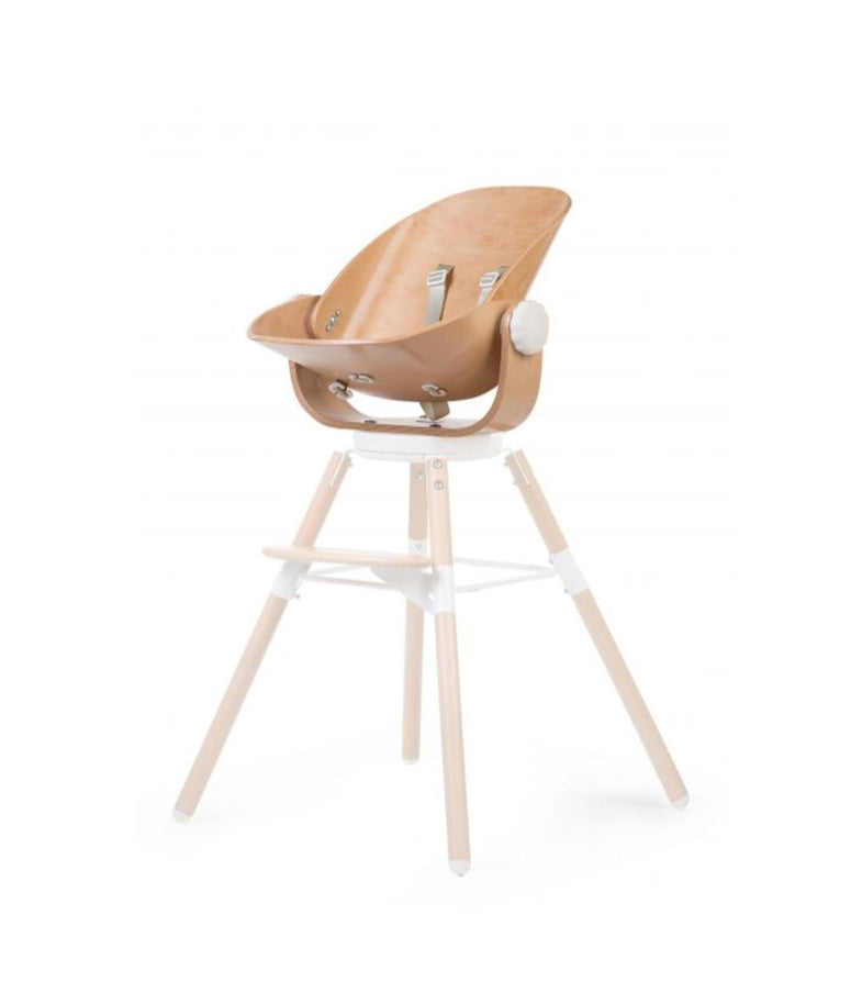 Childhome Evolu - Wood Rock Newborn Seat Natural - White