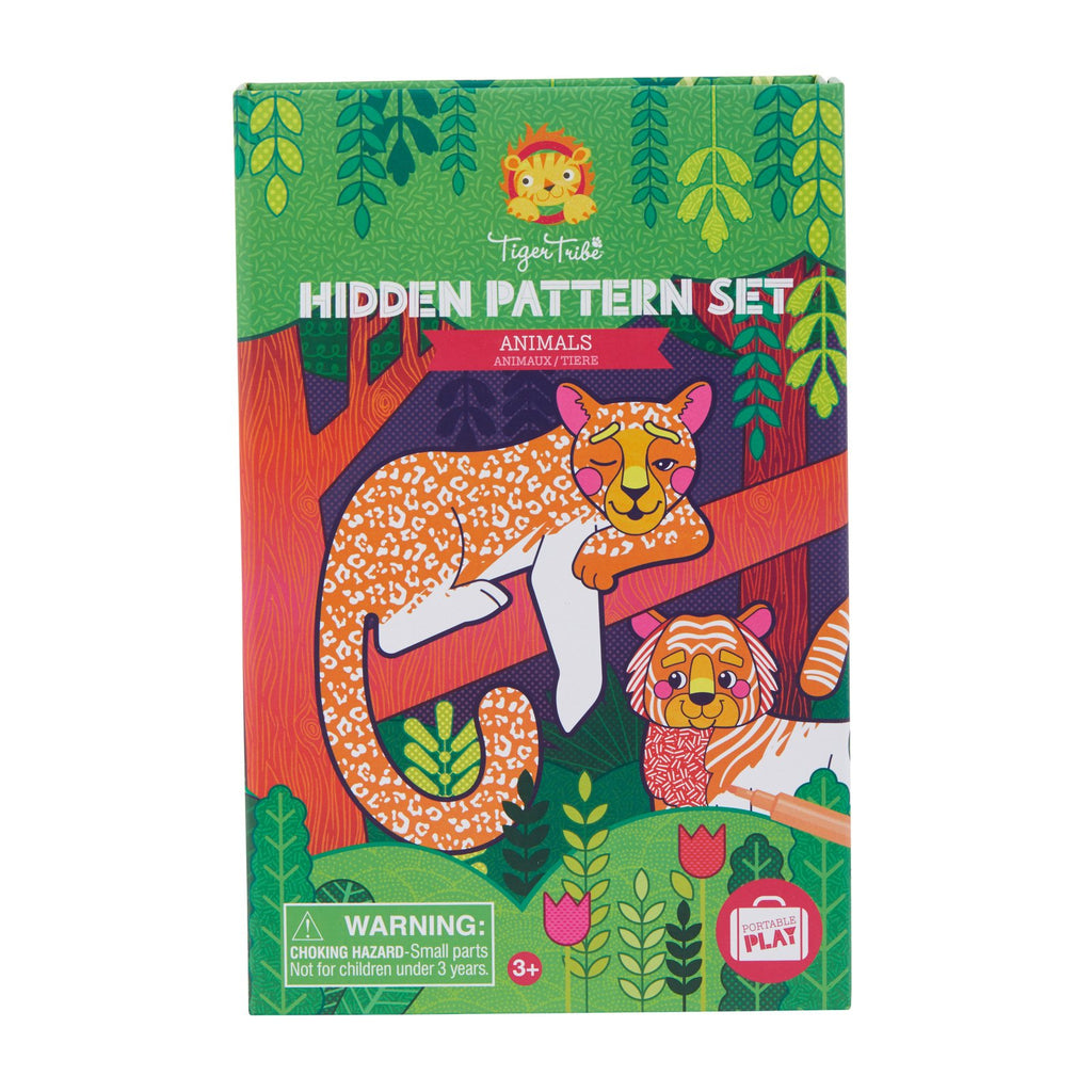 Tiger Tribe meeneem Hidden Pattern Set | Animals  *