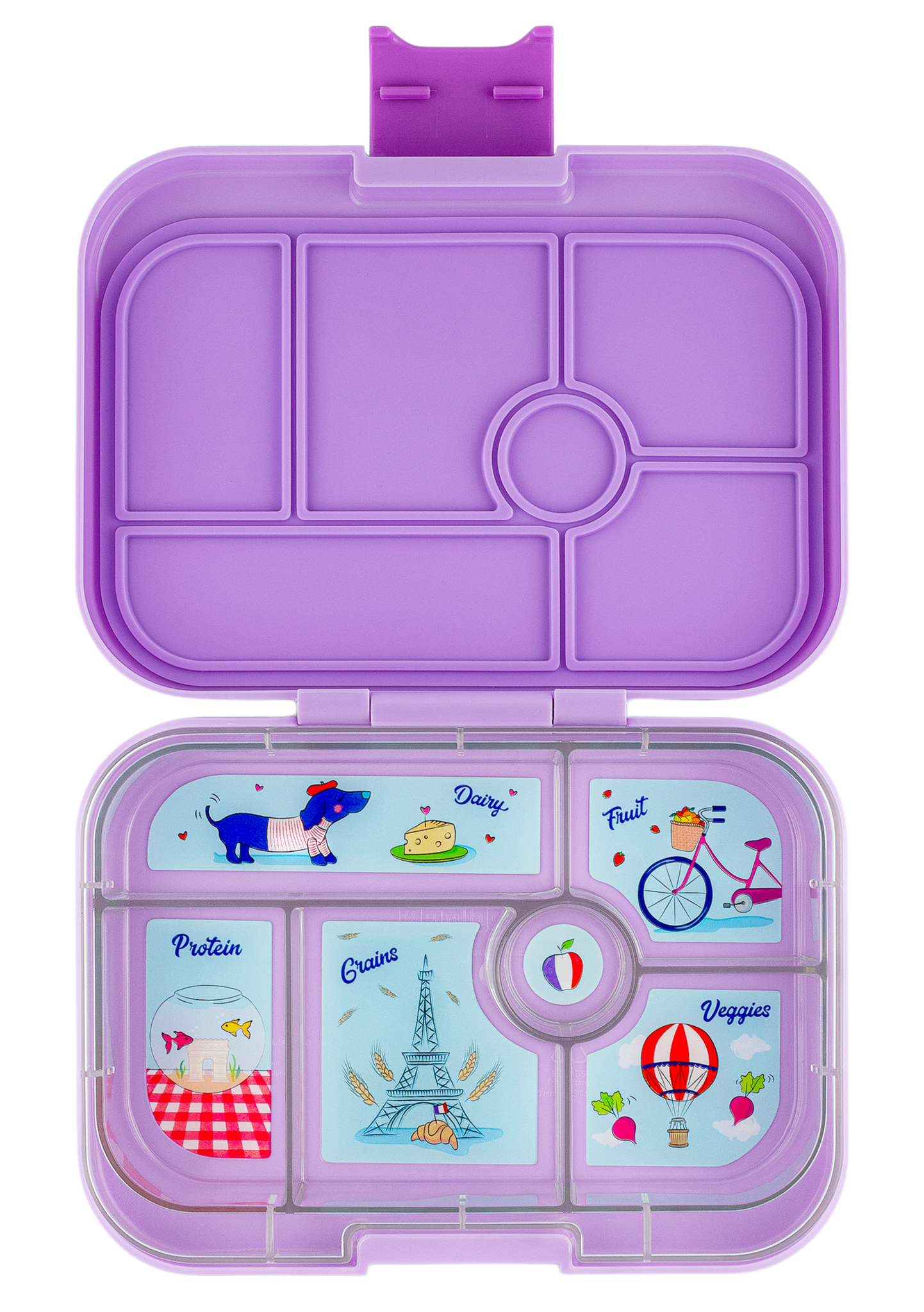 Yumbox Original 6 compartments Leakfree lunch box | Lulu Purple