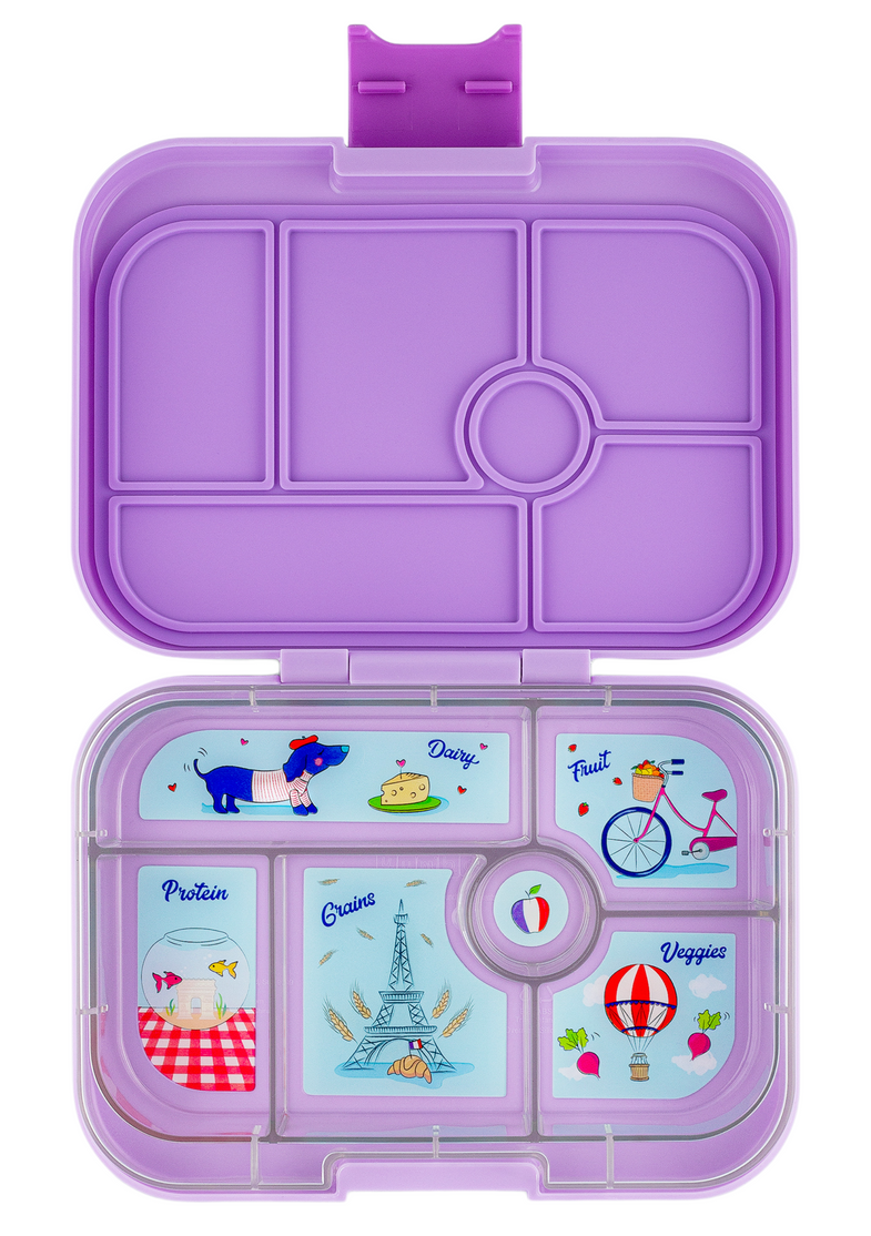 Yumbox Original 6 compartments Leakfree lunch box | Lulu Purple
