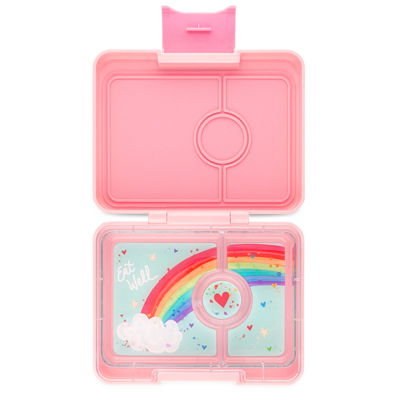 Yumbox Mini Snack box 3 Trays | Coco Pink Rainbow