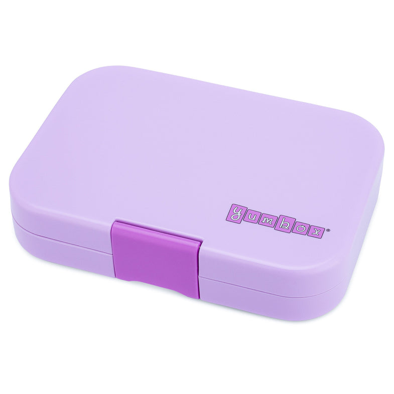 Yumbox Panino 4 compartments Leakfree lunch box | Lulu Purple Paris Je T'aime