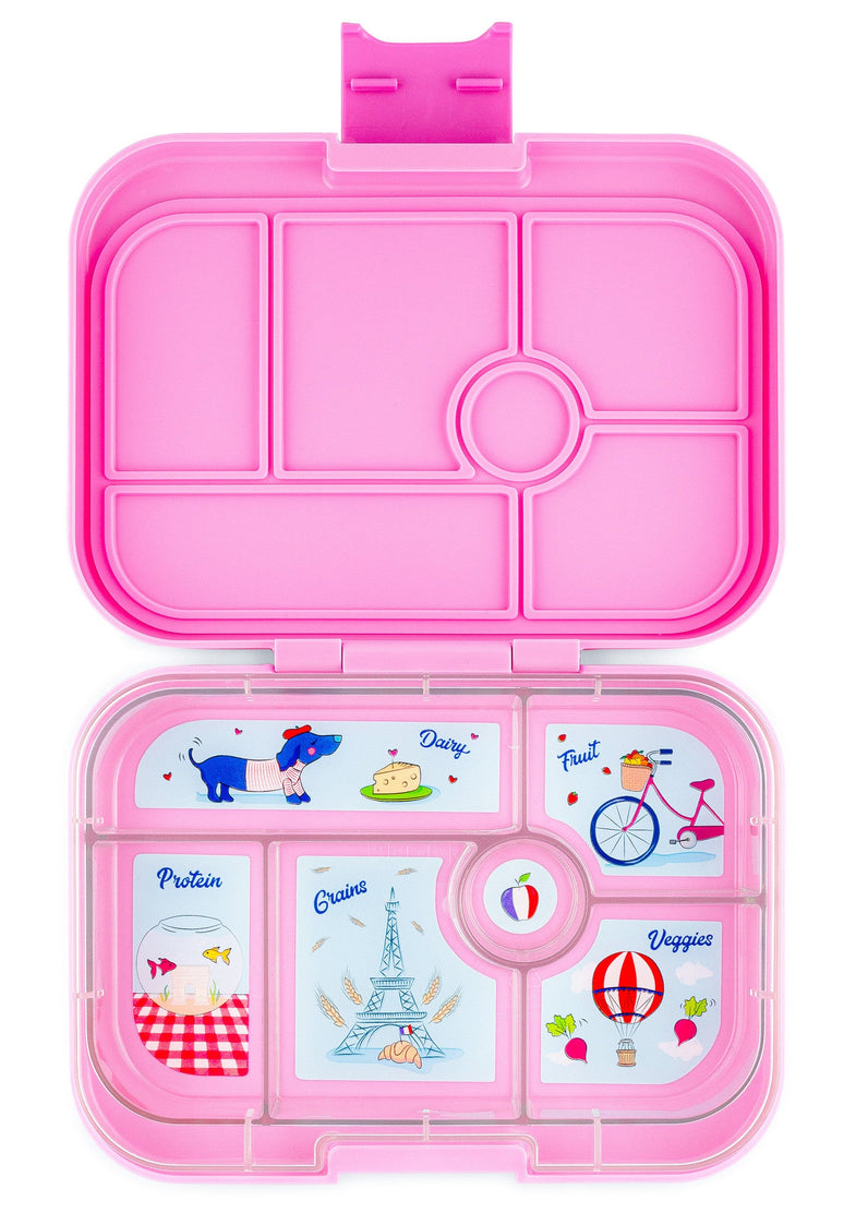 Yumbox Original 6 compartments Leakfree lunch box | Fifi Pink