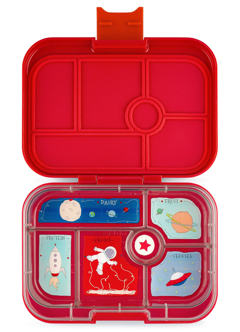 Yumbox Original 6 compartments Leakfree lunch box | Roar Red Rocket