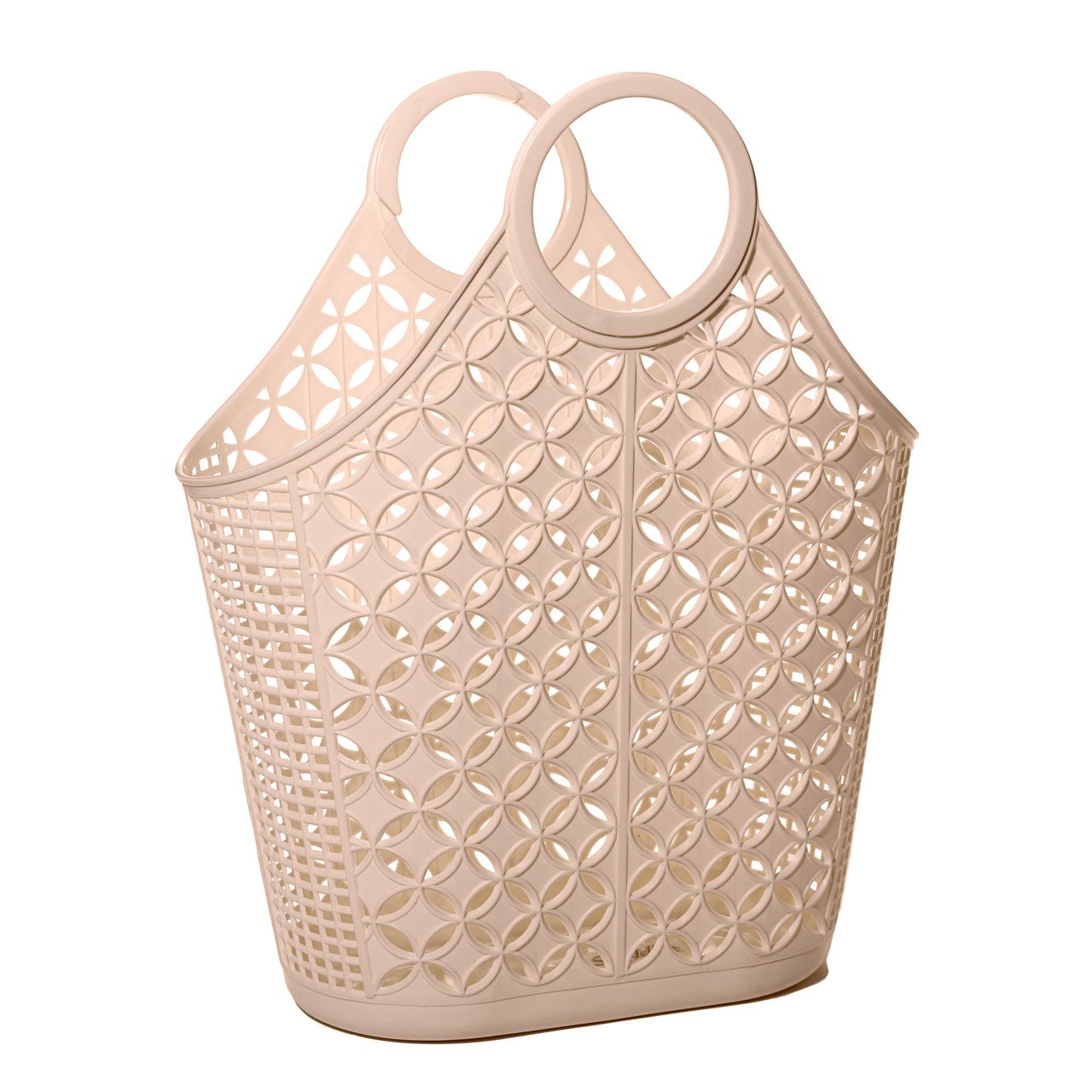 Sunjellies Tote Basket - Latte