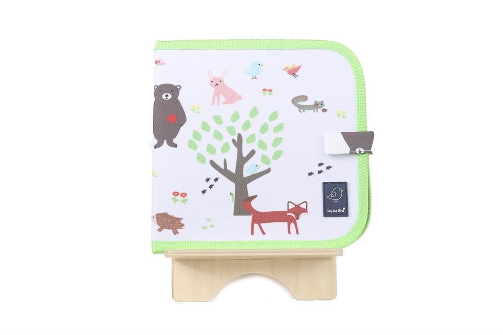 JAQ JAQ BIRD Doodle Chalkboard Reusable booklet | Forest