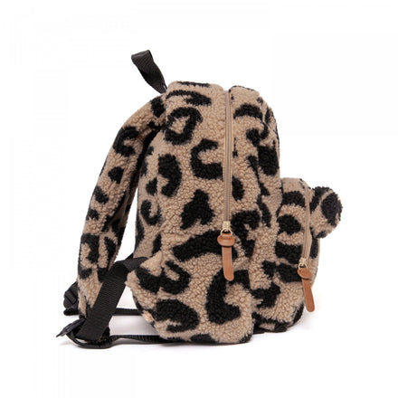 Petit Monkey Teddy Backpack Leopard