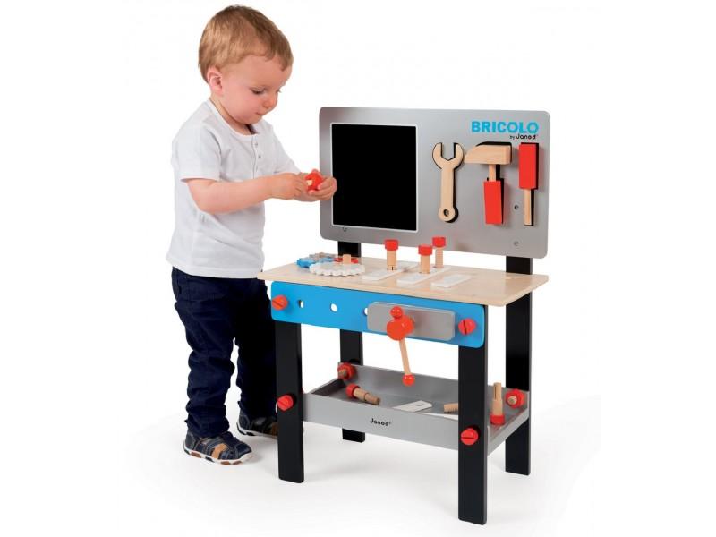 Janod Stoer Wooden Workbench in 2 heights Brico'kids