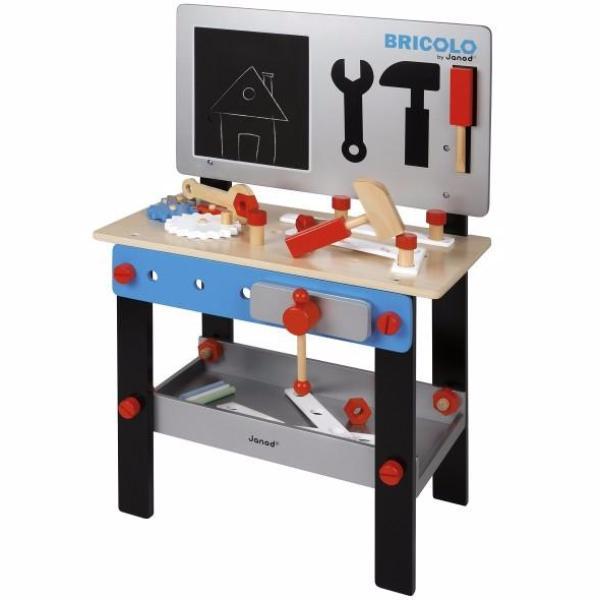 Janod Stoer Wooden Workbench in 2 heights Brico'kids