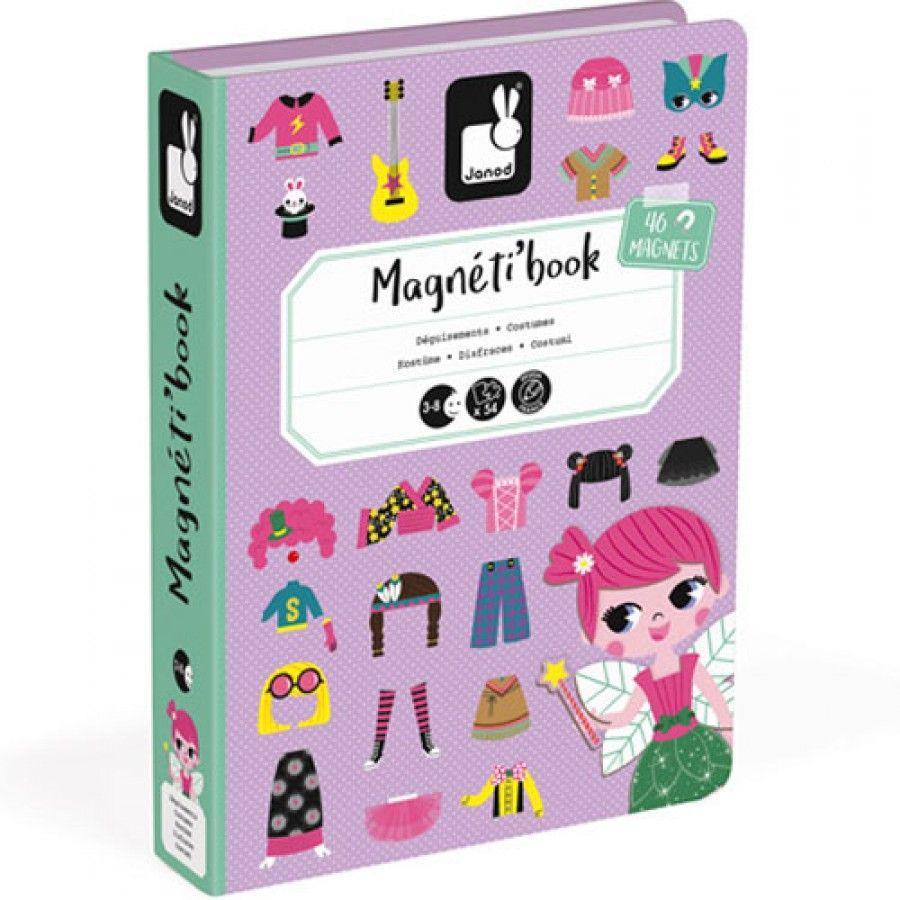 Janod Magneti'Book Meeneem Magneetset | Verkleedfeest meisjes