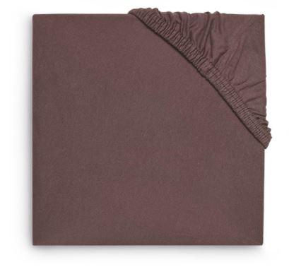 Jollein Fitted Sheet Jersey Crib 40x80 / 90cm Chestnut