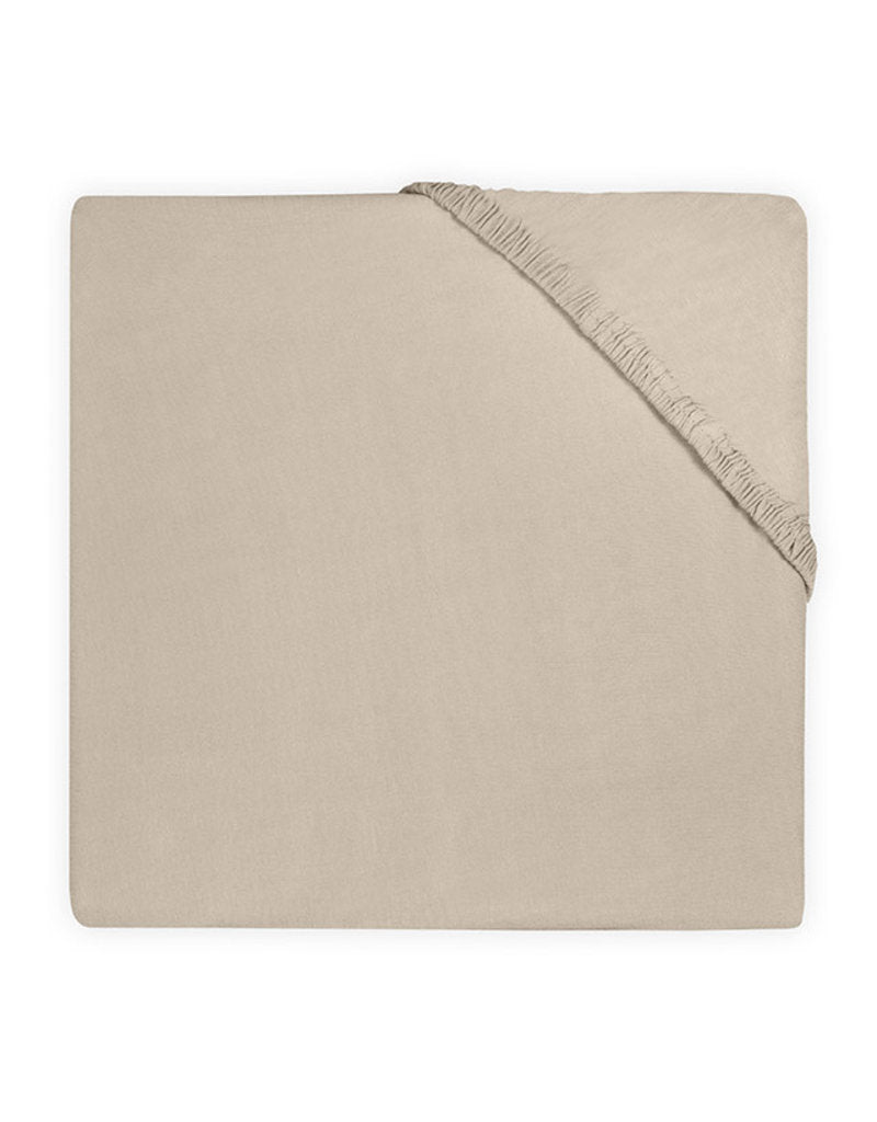 Jollein fitted sheet Jersey 60x120cm | Biscuit