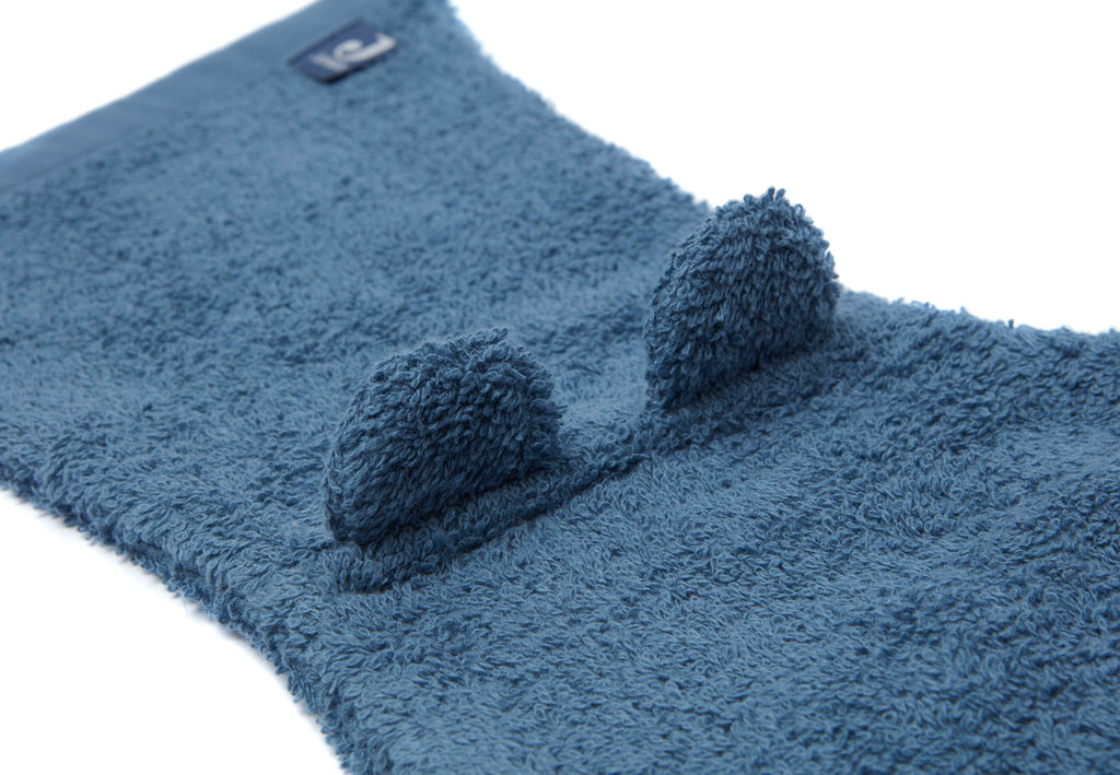 Jollein Terry Wash Cloth with ears | Jeans Blue