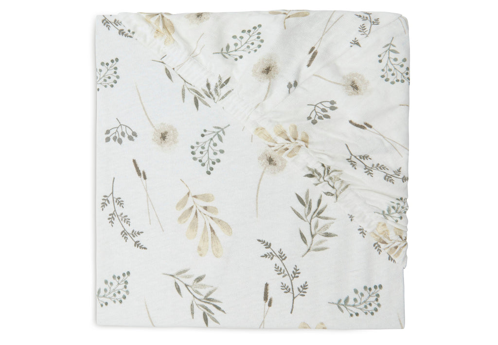 Jollein Fitted Sheet Jersey 60x120cm Wild Flowers